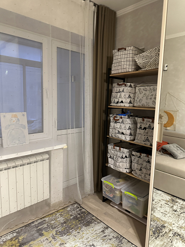 Стеллаж Бервин 5 натуральный / белый фото покупателя 1